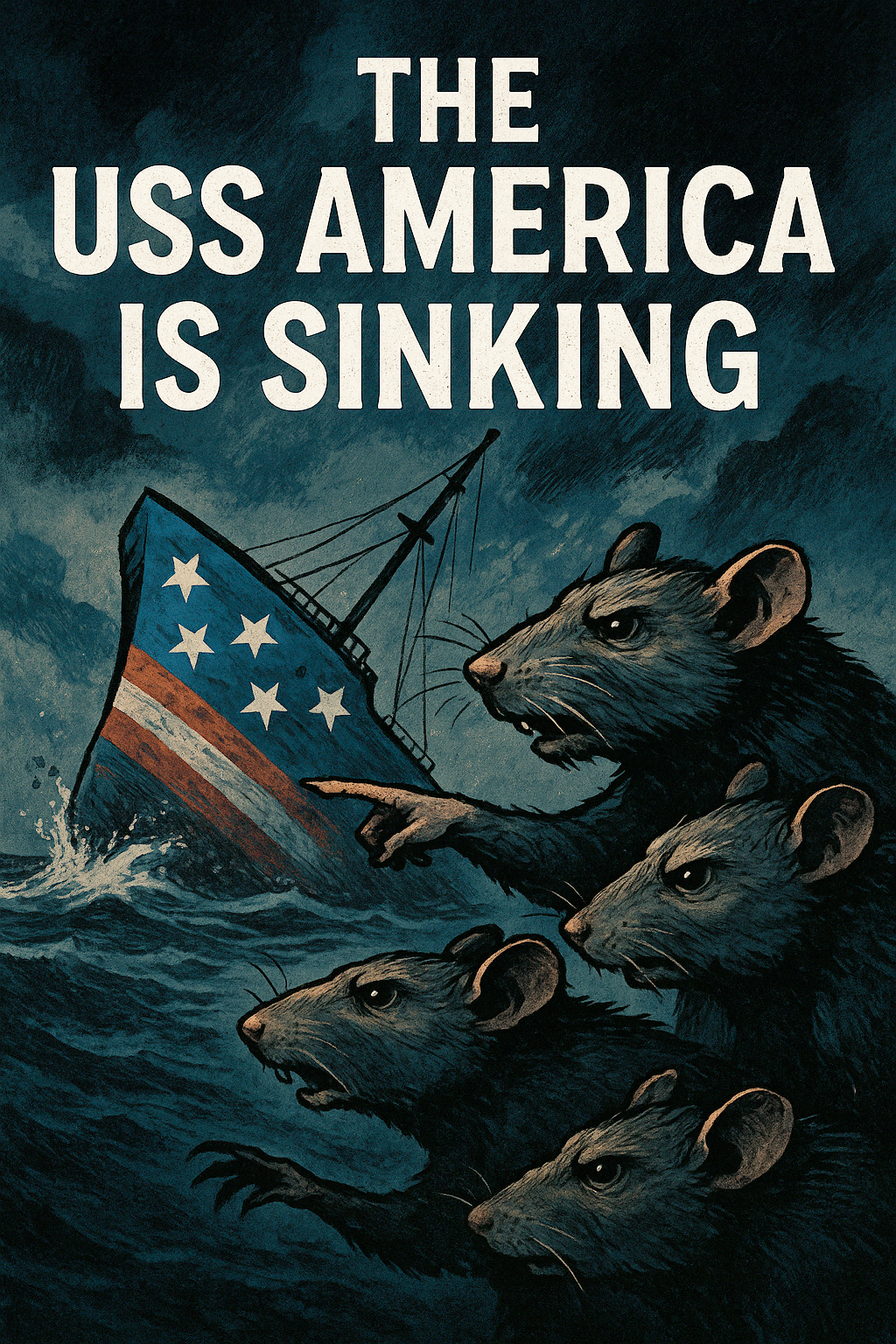The USS America is Sinking